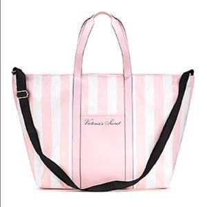 Pink Victoria’s Secret bag